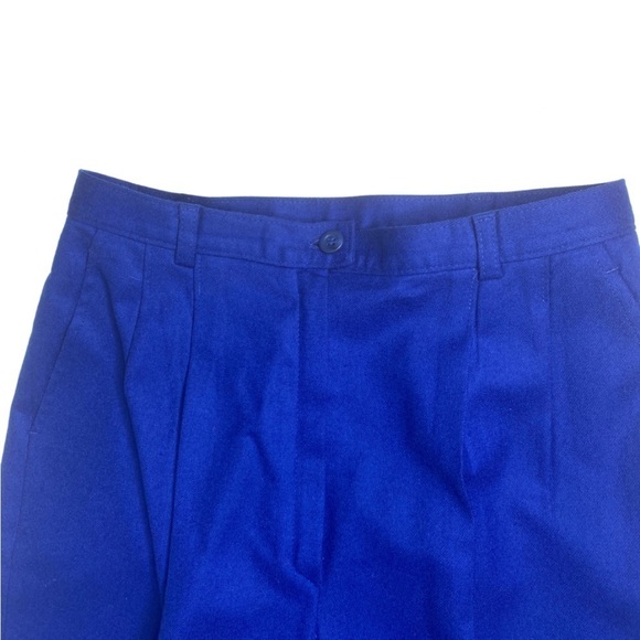 Pendleton Vintage 3 Piece Royal Blue Wool Suit Sz 13 Blazer, Skirt, Pants EUC - Picture 8 of 11